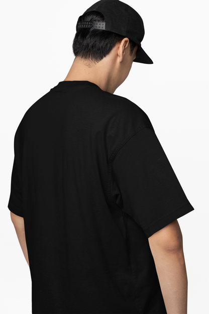 KEANO -Black Cotton T-shirt