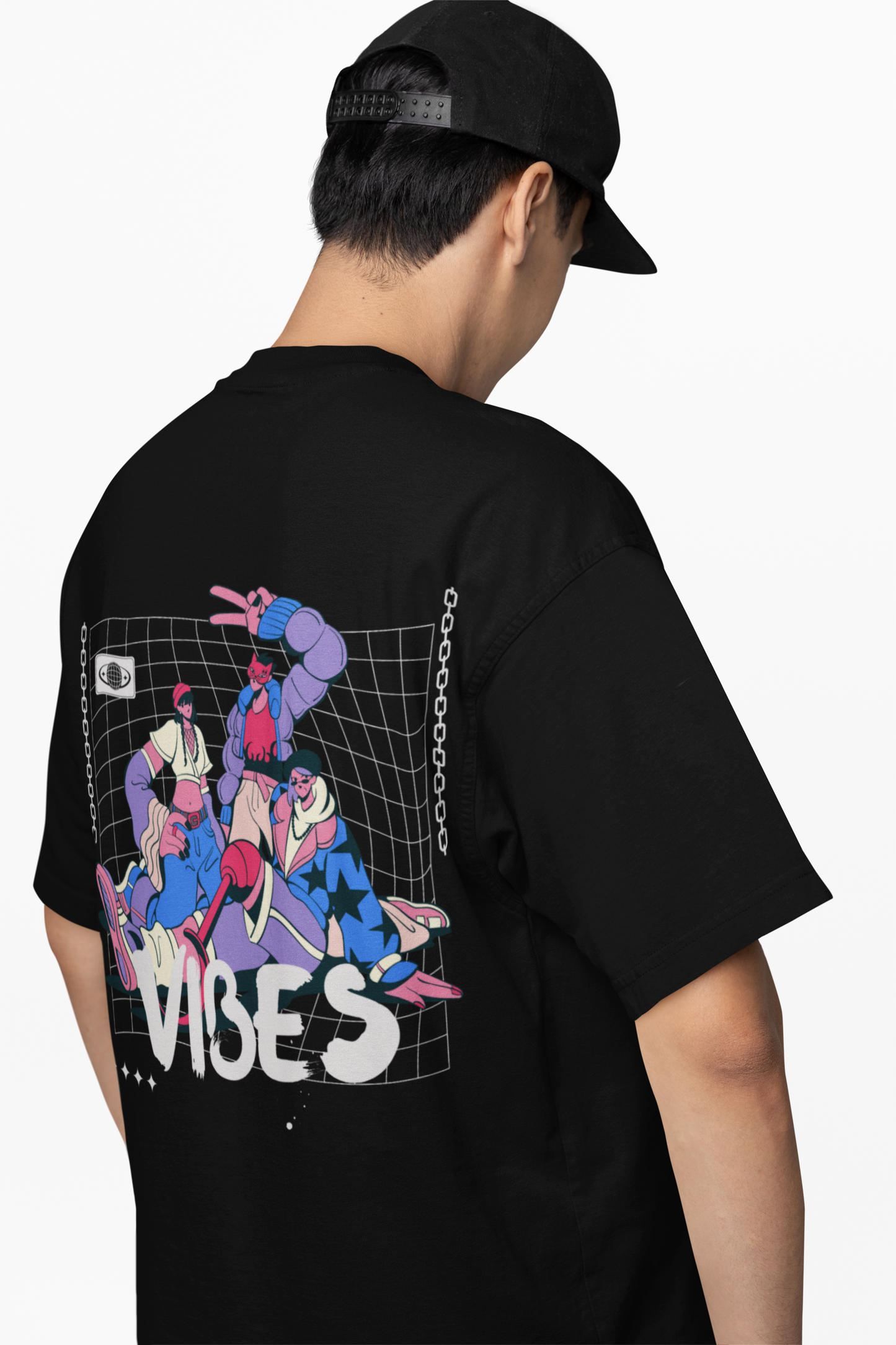 Vibe check - Black Tshirt